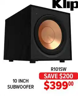 2001 Audio Video Klipsch 10 INCH SUBWOOFER offer