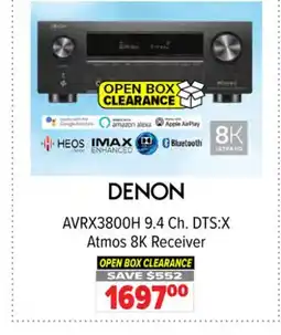 2001 Audio Video 9.4 Ch. DTS:X Atmos 8K Receiver offer
