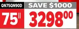 2001 Audio Video SAMSUNG 75 Neo QLED 4K TV offer