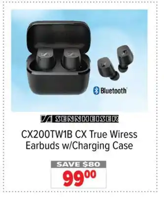 2001 Audio Video Sennheiser True Wiress Earbuds w/Charging Case offer