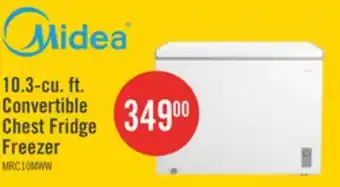 The Brick Midea 10.3 Cu. Ft. Convertible Chest Refrigerator-Freezer - MRC10M4CWW offer