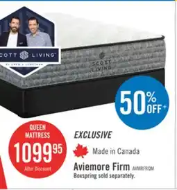 The Brick Scott Living Aviemore Tight Top Firm Queen Mattress offer