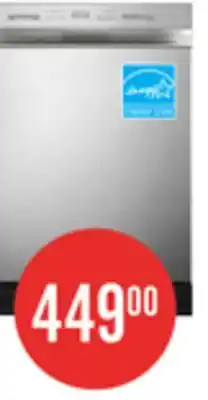 The Brick Midea 24 Front-Control Dishwasher with Interior Light - MDF24P2BST offer