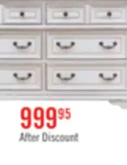 The Brick Grace Bedroom 6-Drawer Dresser, 64W x 40H - Antique White offer