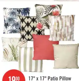 The Brick Indoor/Outdoor Palm Tree Accent Pillow - Blue offer
