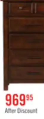 The Brick Sonoma Bedroom Chest of Drawers, 6-Drawer, 38W x 54H - Mango Brown offer