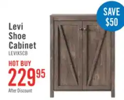 The Brick Levi 31 Shoe Storage Cabinet - Hazelnut offer