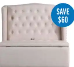 The Brick Katie 45.75 Wingback Storage Bench - White offer