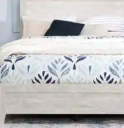 The Brick Arbor Panel Bed, Driftwood White - Queen Size offer