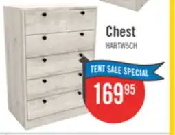 The Brick Hart Bedroom Chest of Drawers, 5-Drawer, 24.6W x 36.2H, Made in Canada - White offer