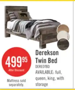 The Brick Derekson Panel Bed for Kids, Grey - Twin Size offer