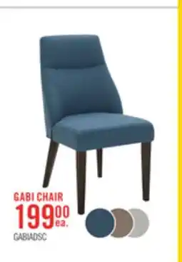 The Brick Gabi Dining Chair with Linen-Look Fabric - Blue offer
