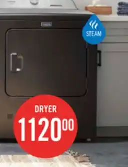 The Brick Maytag 7 Cu. Ft. Pet Pro Electric Dryer - Black Shadow - YMED6500MBK offer