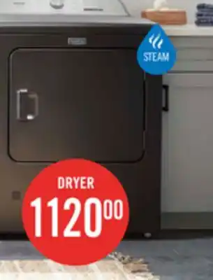 The Brick Maytag 7 Cu. Ft. Pet Pro Electric Dryer - Black Shadow - YMED6500MBK offer