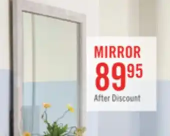 The Brick Arbor Bedroom Dresser Mirror - Driftwood White offer