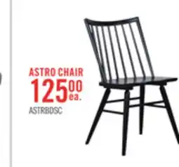 The Brick Astro Dining Chair with Curved Spindle-Back - Black offer