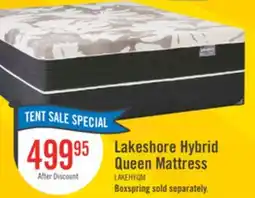 The Brick Springwall Lakeshore Smooth Top Luxury Firm Queen Mattress offer