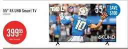 The Brick TCL 55 4K UHD LED HDR Pro+ 60Hz Google Smart TV (55S551G-CA) offer