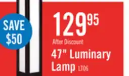 The Brick Luminary 47.48 Coffee Bean with White Vellum Paper Floor Lamp offer