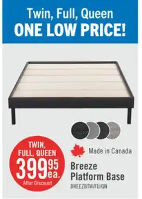 The Brick Breeze Twin Platform Base - Dark Grey offer