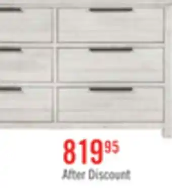The Brick Haven Bedroom 6-Drawer Dresser, 65W x 39H - White offer