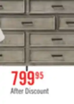 The Brick Levi Bedroom 7-Drawer Dresser, 67W x 38H, Wood - Drift Grey offer