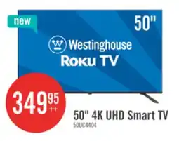 The Brick Westinghouse 50 4K UHD Roku Smart TV offer