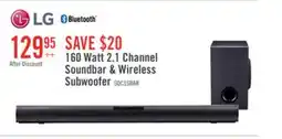 The Brick LG 2.1 CH Bluetooth Dolby Atmos DTS:X Soundbar (SQC1.DCANLLK) offer