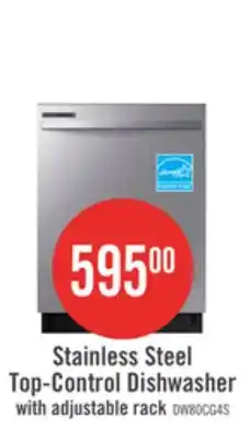 The Brick Samsung 24 53 dBA Built-In Top-Control Dishwasher with Hybrid Tub - DW80CG4021SRAA offer