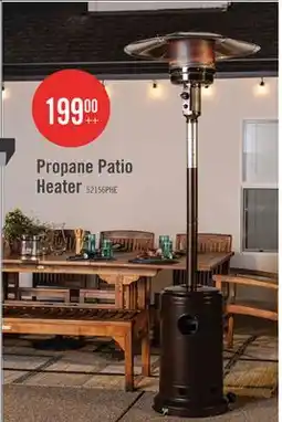 The Brick Bond Brushed Bronze Propane Patio Heater - 52156 offer