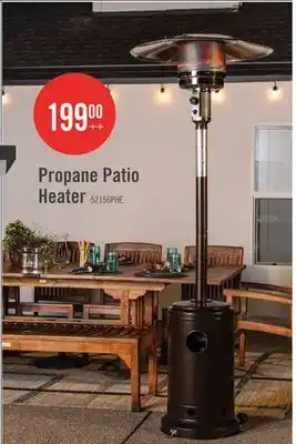 The Brick Bond Brushed Bronze Propane Patio Heater - 52156 offer