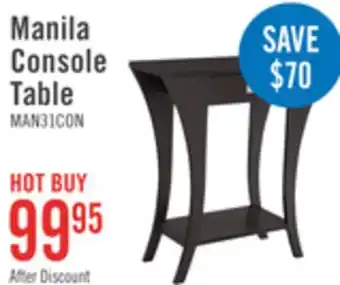The Brick Manila 19.5 Accent Table with Drawer - Brown offer