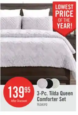 The Brick Tilda 3-Piece Full/Queen Comforter Set - Grey offer
