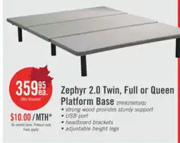 The Brick Zephyr 2.0 Twin Platform Base offer