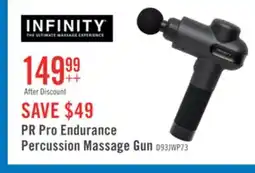 The Brick Infinity PR Pro Endurance Percussion Massage Gun offer