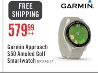 The Brick Garmin Approach S50 Amoled Golf Smartwatch - Gps, 43,000 Preloaded Courses offer
