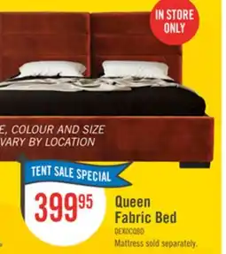 The Brick Queen Fabric Bed offer