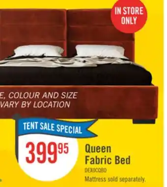 The Brick Queen Fabric Bed offer