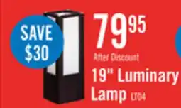 The Brick Luminary 19.13 Coffee Bean with White Vellum Paper Table Lamp offer