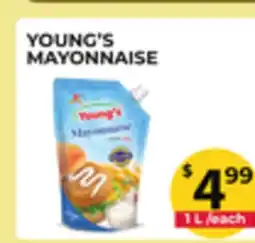 Food World Supermarket YOUNG'S MAYONNAISE offer