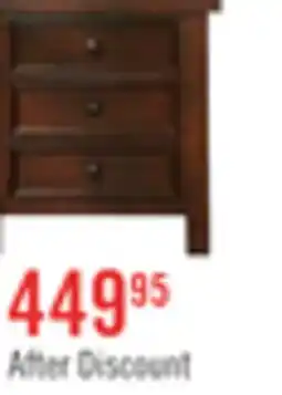 The Brick Sonoma Bedside 3-Drawer Nightstand, 28W x 28H - Mango Brown offer