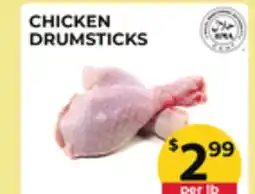 Food World Supermarket CHICKEN DRUMSTICKS offer