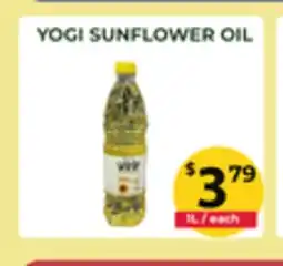 Food World Supermarket YOGI SUNFLOWER OIL offer