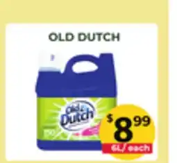 Food World Supermarket OLD DUTCH offer