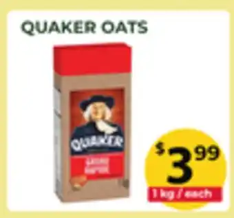 Food World Supermarket QUAKER OATS offer