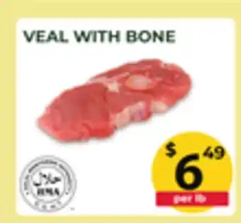Food World Supermarket VEAL WITH BONE offer
