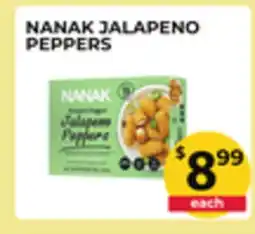 Food World Supermarket NANAK JALAPENO PEPPERS offer