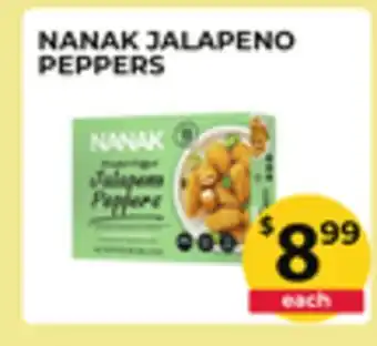 Food World Supermarket NANAK JALAPENO PEPPERS offer