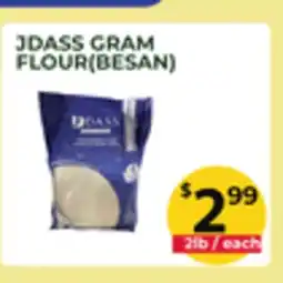 Food World Supermarket JDASS GRAM FLOUR (BESAN) offer