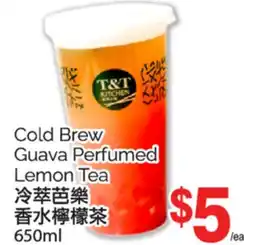 T&T Supermarket COLD BREW GUAVA PERFUMED LEMON TEA 60 ML offer
